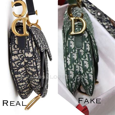 authentic vs fake dior saddle bag|christian dior bag authenticity.